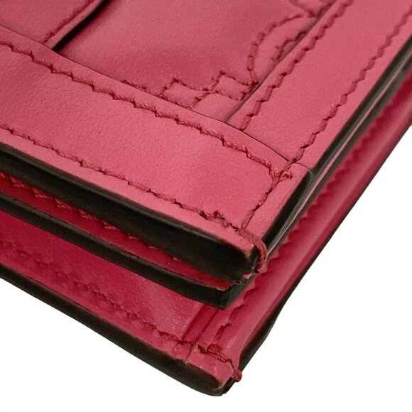 Auth GUCCI GG Matelasse Card Case Wallet Pink Leather Bifold Wallet 613-101224 - Picture 5 of 12